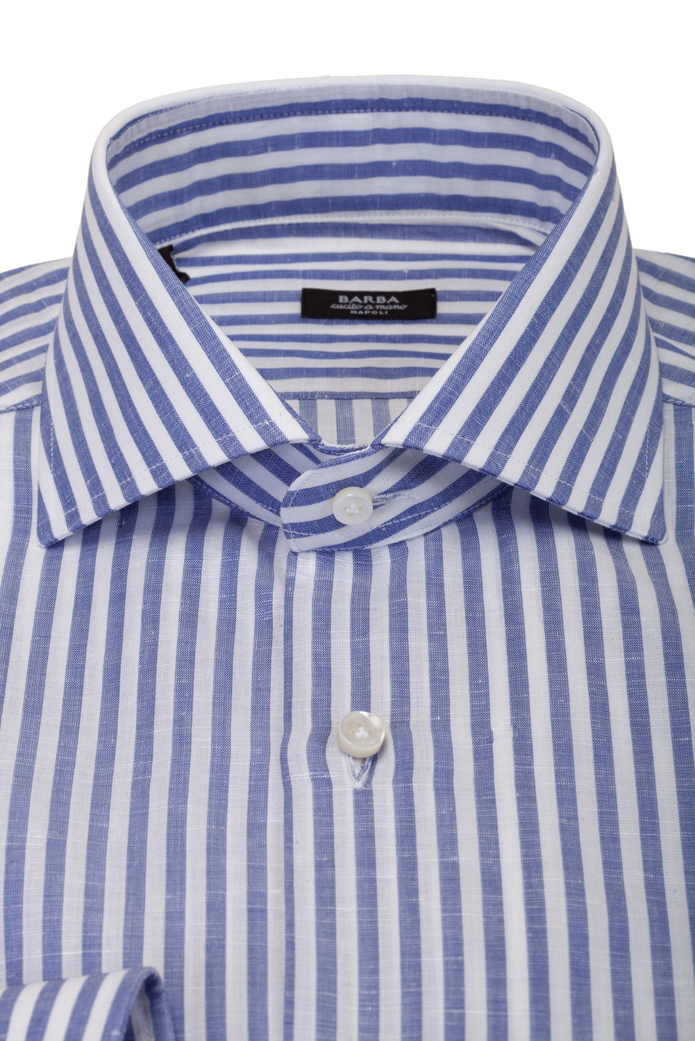 shop BARBA Sales Camicia: Barba camicia a righe.
Colletto alla francese.
Maniche lunghe con polsini con bottone.
Composizione: 70% Cotone 30% Lino.
Fabbricato in Italia.. 40028 I1 US13-06BIANCO/BLU number 1157529